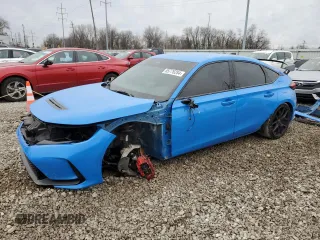 2023 Honda Civic Type R with VIN JHMFL5G42PX001223, listed as a Copart auction lot 85776284 with 0 mi miles and Salvage Title. Bid and sale history available at carsss.com. Image 1.