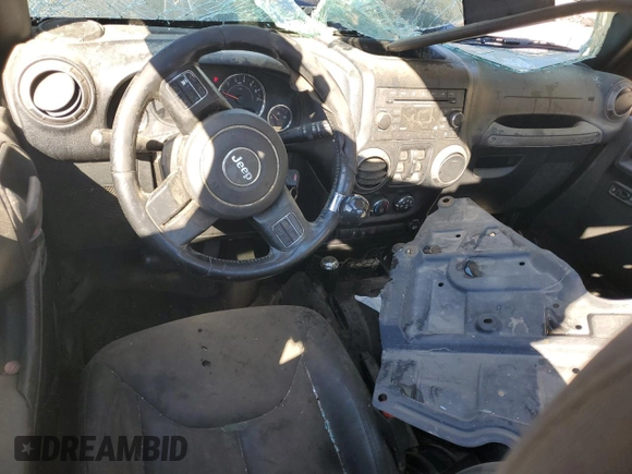 2018 Jeep Wrangler JK Unlimited Sport S with VIN 1C4BJWDG9JL884536, listed as a Copart auction lot 76707124 with 169,277 mi miles and Salvage Title. Bid and sale history available at carsss.com. Image 8.