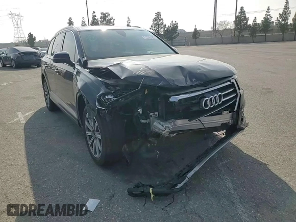 2019 Audi Q7 Premium with VIN WA1AHAF79KD040915, listed as a Copart auction lot 53300495 with 54,295 mi miles and Salvage title. Bid and sale history available at DreamBid. Image 12.