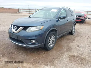 2015 Nissan Rogue SL z VIN 5N1AT2MV9FC897741, wystawiony jako IAAI lot #42151076 z przebiegiem 124 466 mil mil oraz . Historia ofert i sprzedaży dostępna na DreamBid. Obrazek 2.