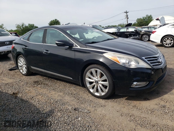 2012 Hyundai Azera with VIN KMHFH4JG8CA192476, listed as a Copart auction lot 57971925 with 141,346 mi miles and Salvage title. Bid and sale history available at DreamBid. Image 4.
