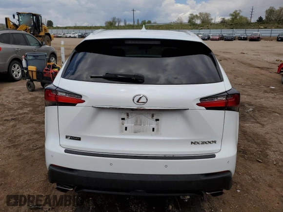 2017 Lexus NX 200t with VIN JTJBARBZ0H2113840, listed as a Copart auction lot 56499405 with 87,376 mi miles and Salvage title. Bid and sale history available at DreamBid. Image 6.