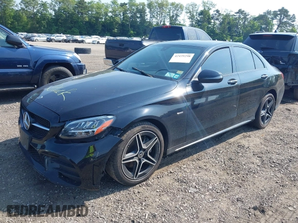 2021 Mercedes-Benz C 300 with VIN W1KWF8EB3MR651714, listed as a IAAI auction lot 42439298 with 56,714 mi miles and . Bid and sale history available at DreamBid. Image 2.