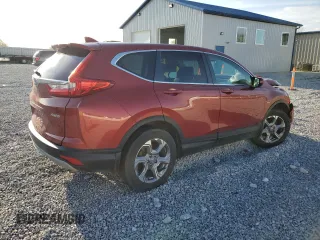 2018 Honda CR-V EX-L with VIN 2HKRW2H84JH613464, listed as a Copart auction lot 53984255 with 55,494 mi miles and Salvage Title. Bid and sale history available at carsss.com. Image 3.