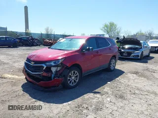 2018 Chevrolet Equinox LT with VIN 3GNAXSEV3JS511879, listed as a IAAI auction lot 42001009 with 184,169 mi miles. Bid and sale history available at carsss.com. Image 2.