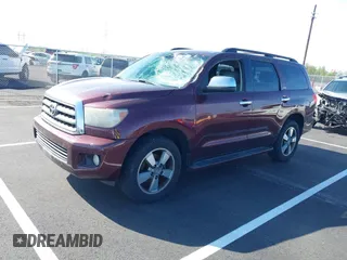2008 Toyota Sequoia Ltd with VIN 5TDZY68A38S009929, listed as a IAAI auction lot 41918898 with 276,378 mi miles. Bid and sale history available at carsss.com. Image 2.