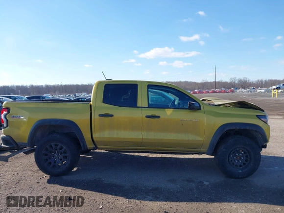 2023 Chevrolet Colorado 4WD Trail Boss with VIN 1GCPTEEK0P1197768, listed as a IAAI auction lot 41320246 with 21,425 mi miles. Bid and sale history available at carsss.com. Image 13.