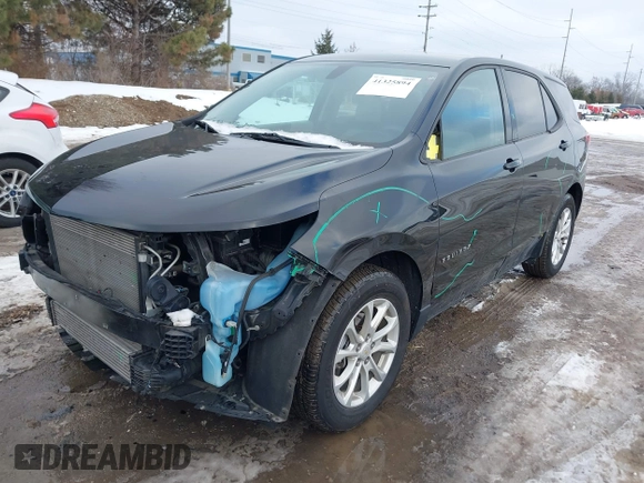 2019 Chevrolet Equinox LS with VIN 2GNAXHEV5K6117738, listed as a IAAI auction lot 41325894 with 102,821 mi miles and . Bid and sale history available at DreamBid. Image 18.