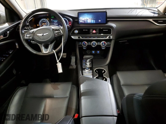 2023 Genesis G70 2.0T with VIN KMTG34TA5PU131513, listed as a Copart auction lot 87874815 with 28,793 mi miles and Clean Title. Bid and sale history available at DreamBid. Image 8.
