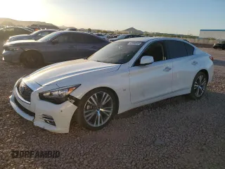 2015 Infiniti Q50 Sport z VIN JN1BV7AP9FM331601, wystawiony jako Copart lot #53068915 z przebiegiem 74 544 mil mil oraz Szkoda całkowita • Salvage title. Historia ofert i sprzedaży dostępna na DreamBid. Obrazek 1.