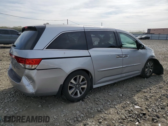 2016 Honda Odyssey Touring Elite with VIN 5FNRL5H96GB158496, listed as a Copart auction lot 53031525 with Not Provided miles and Salvage Title. Bid and sale history available at carsss.com. Image 3.