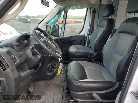 2019 Ram ProMaster Cargo with VIN 3C6TRVCG9KE526704, listed as a Copart auction lot 54785744 with 72,782 mi miles and Salvage Title. Bid and sale history available at DreamBid. Image 7.