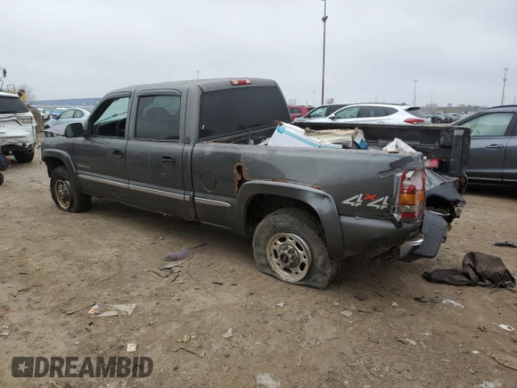 2002 GMC Sierra 1500HD SLE z VIN 1GTGK13U62F187192, wystawiony jako Copart lot #41468345 z przebiegiem Nie podano mil oraz Czysty tytuł • Clean title. Historia ofert i sprzedaży dostępna na DreamBid. Obrazek 2.