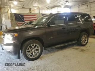2018 Chevrolet Tahoe LS z VIN 1GNSKAKC0JR258071, wystawiony jako Copart lot #49054535 z przebiegiem 136 406 mil mil oraz Szkoda całkowita • Salvage title. Historia ofert i sprzedaży dostępna na DreamBid. Obrazek 1.