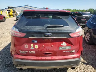 2020 Ford Edge Titanium with VIN 2FMPK4K93LBA02724, listed as a Copart auction lot 62760535 with 127,634 mi miles and Salvage title. Bid and sale history available at DreamBid. Image 6.