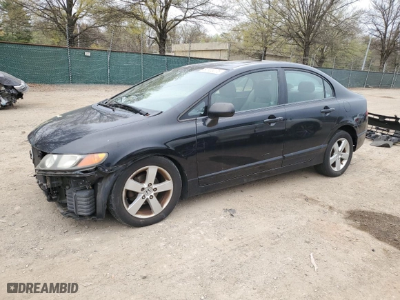 2007 Honda Civic Sdn EX with VIN 1HGFA16887L067823, listed as a Copart auction lot 52708075 with 120,721 mi miles and Salvage Title. Bid and sale history available at carsss.com. Image 1.
