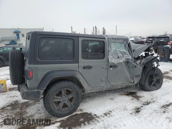2022 Jeep Wrangler Unlimited Willys с VIN 1C4HJXDN2NW279504, выставлен на аукционе Copart как лот 47464715 с пробегом Не указан миль и Списание • Salvage title. История ставок и продаж доступна на DreamBid. Изображение 3.