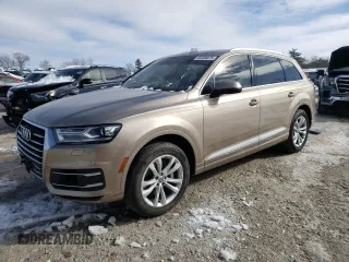 2019 Audi Q7 Premium with VIN WA1AAAF77KD023888, listed as a Copart auction lot 45469075 with 130,319 mi miles and Salvage title. Bid and sale history available at DreamBid. Image 1.