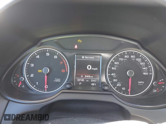 2015 Audi Q5 Premium Plus with VIN WA1LFAFP0FA007842, listed as a IAAI auction lot 42195991 with 107,105 mi miles and . Bid and sale history available at DreamBid. Image 7.