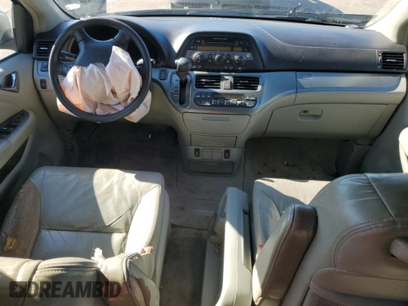 2005 Honda Odyssey EX-L with VIN 5FNRL38635B120859, listed as a Copart auction lot 80729254 with 0 mi miles and Salvage Title. Bid and sale history available at carsss.com. Image 8.
