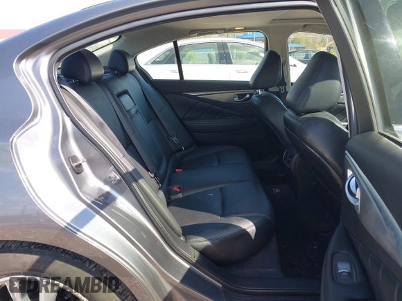 2014 Infiniti Q50 Premium with VIN JN1BV7AR4EM700333, listed as a IAAI auction lot 42109470 with 91,408 mi miles. Bid and sale history available at carsss.com. Image 8.