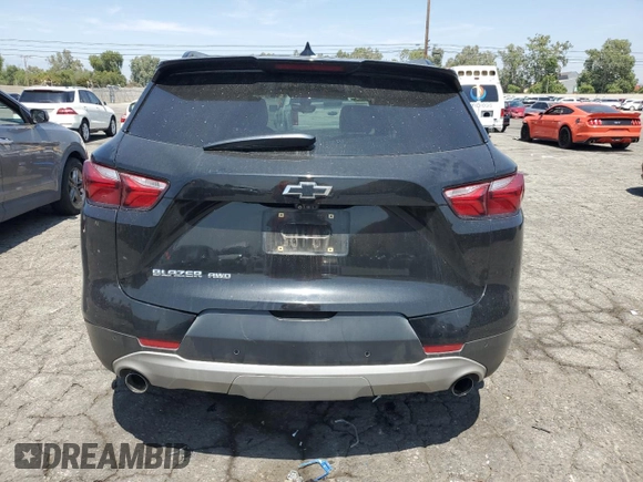 2019 Chevrolet Blazer with VIN 3GNKBHRS6KS658690, listed as a Copart auction lot 60272635 with 128,450 mi miles and Salvage title. Bid and sale history available at DreamBid. Image 6.