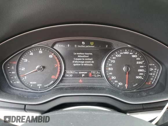 2020 Audi Q5 Premium with VIN WA1ANAFY4L2043820, listed as a Copart auction lot 52306765 with 102,821 mi miles and Salvage title. Bid and sale history available at DreamBid. Image 9.