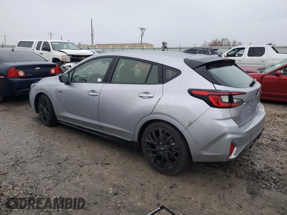 2024 Subaru Impreza RS with VIN JF1GUHJC4R8231448, listed as a Copart auction lot 41393055 with 15,602 mi miles and Salvage Title. Bid and sale history available at carsss.com. Image 2.