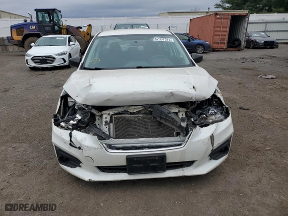 2017 Subaru Impreza with VIN 4S3GKAA6XH3614680, listed as a Copart auction lot 52337575 with 0 mi miles and Salvage Title. Bid and sale history available at carsss.com. Image 5.