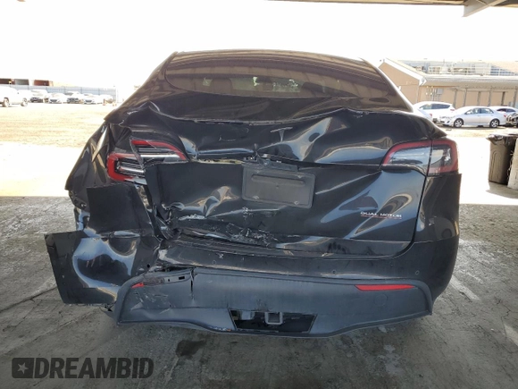 2022 Tesla Model Y Performance with VIN 7SAYGDEF5NF339965, listed as a Copart auction lot 62187545 with 93,156 mi miles and Salvage title. Bid and sale history available at DreamBid. Image 6.