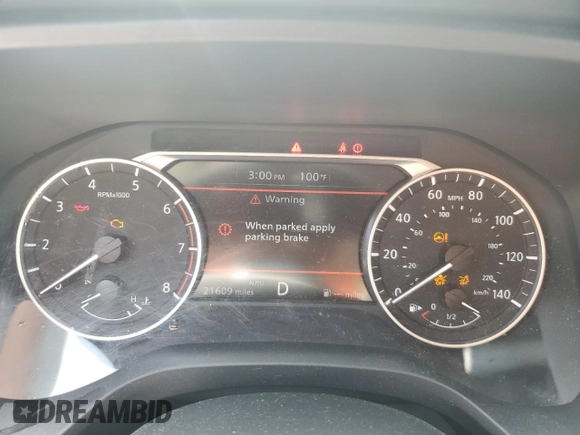 2024 Nissan Rogue S with VIN 5N1BT3AB5RC701934, listed as a Copart auction lot 61430615 with 21,609 mi miles and Salvage title. Bid and sale history available at DreamBid. Image 9.