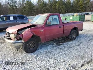 1993 Ford Ranger Splash with VIN 1FTCR10A8PTA95059, listed as a Copart auction lot 41577815 with 22,237 mi miles and Salvage Title. Bid and sale history available at carsss.com. Image 1.