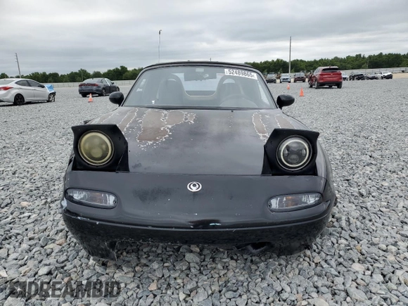 1994 Mazda MX-5 Miata with VIN JM1NA3534R0513305, listed as a Copart auction lot 52489865 with 150,481 mi miles and Salvage title. Bid and sale history available at DreamBid. Image 5.
