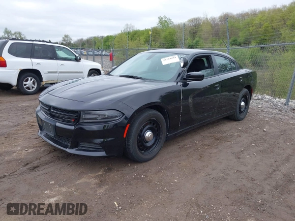 2018 Dodge Charger Police with VIN 2C3CDXKT0JH266217, listed as a IAAI auction lot 42184884 with 121,206 mi miles and . Bid and sale history available at carsss.com. Image 17.
