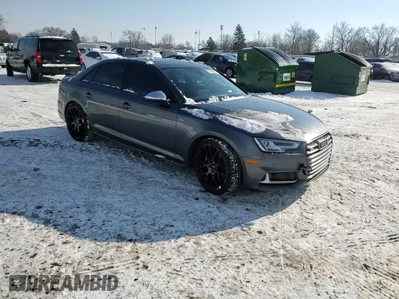 2018 Audi S4 Prestige z VIN WAUC4AF44JA127683, wystawiony jako Copart lot #87794065 z przebiegiem 95 729 mil mil oraz Szkoda całkowita • Salvage title. Historia ofert i sprzedaży dostępna na DreamBid. Obrazek 11.