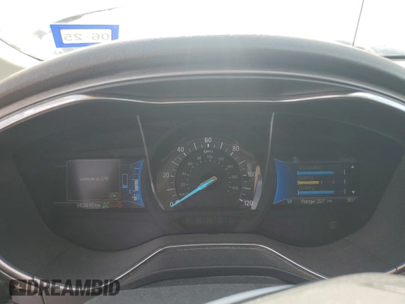 2017 Ford Fusion Hybrid SE with VIN 3FA6P0LU2HR238244, listed as a Copart auction lot 54985835 with 163,916 mi miles and Clean title. Bid and sale history available at DreamBid. Image 9.