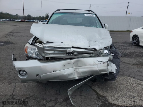 2007 Toyota Highlander with VIN JTEHD21A770047901, listed as a Copart auction lot 76040194 with 126,226 mi miles and Salvage Title. Bid and sale history available at carsss.com. Image 5.