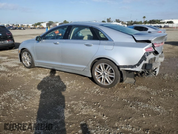 2014 Lincoln MKZ with VIN 3LN6L2JKXER806539, listed as a Copart auction lot 42724215 with 104,283 mi miles and Salvage title. Bid and sale history available at DreamBid. Image 2.