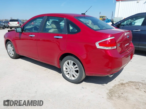 2010 Ford Focus SEL with VIN 1FAHP3HN9AW291120, listed as a IAAI auction lot 41911082 with 131,226 mi miles. Bid and sale history available at carsss.com. Image 3.