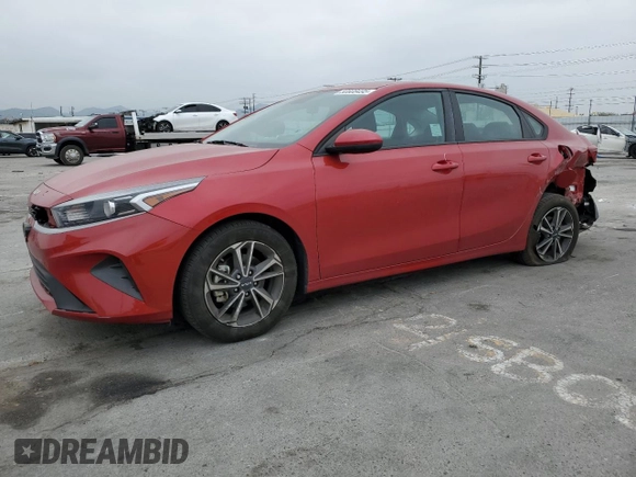 2023 Kia Forte LXS with VIN 3KPF24AD7PE553985, listed as a Copart auction lot 50808495 with 28,374 mi miles and Salvage Title. Bid and sale history available at carsss.com. Image 1.