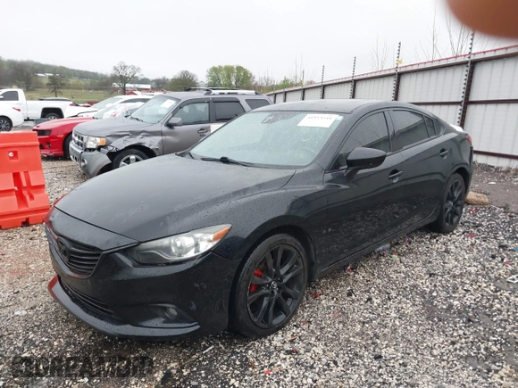 2014 Mazda 6 i Grand Touring with VIN JM1GJ1W69E1113895, listed as a IAAI auction lot 41953544 with 105,103 mi miles. Bid and sale history available at carsss.com. Image 17.
