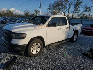 2023 Ram 1500 Tradesman with VIN 1C6RRFCG2PN631569, listed as a Copart auction lot 81765424 with 23,811 mi miles and Salvage title. Bid and sale history available at DreamBid. Image 1.