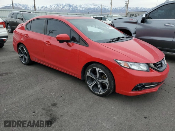 2015 Honda Civic Sedan Si with VIN 2HGFB6E5XFH702960, listed as a Copart auction lot 42838505 with 125,103 mi miles and Salvage Title. Bid and sale history available at carsss.com. Image 4.