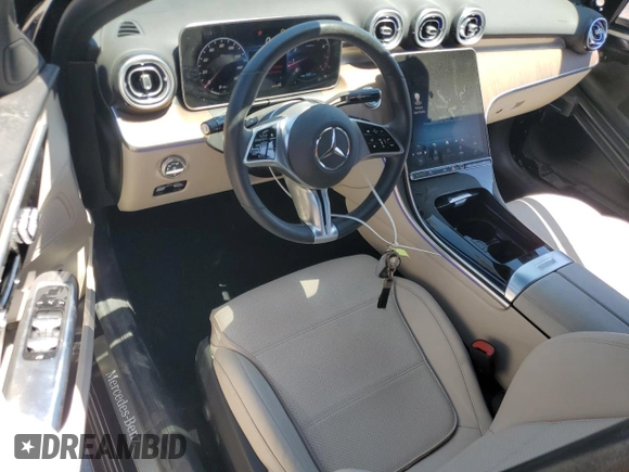 2022 Mercedes-Benz C 300 with VIN W1KAF4HB4NR036945, listed as a Copart auction lot 52818815 with 6,068 mi miles and Salvage title. Bid and sale history available at DreamBid. Image 8.