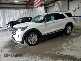 2025 Ford Explorer with VIN 1FMUK8HH9SGA36179, listed as a Copart auction lot 50600305 with 2,519 mi miles and Salvage title. Bid and sale history available at DreamBid. Image 1.
