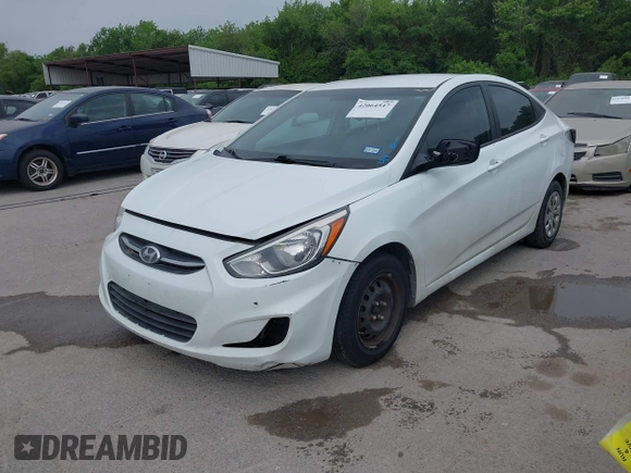 2015 Hyundai Accent GLS with VIN KMHCT4AE3FU861627, listed as a IAAI auction lot 42064547 with 140,622 mi miles and . Bid and sale history available at carsss.com. Image 2.