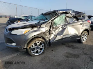 2015 Ford Escape Titanium with VIN 1FMCU0J99FUA26849, listed as a Copart auction lot 50583825 with Not provided miles and Salvage title. Bid and sale history available at DreamBid. Image 1.
