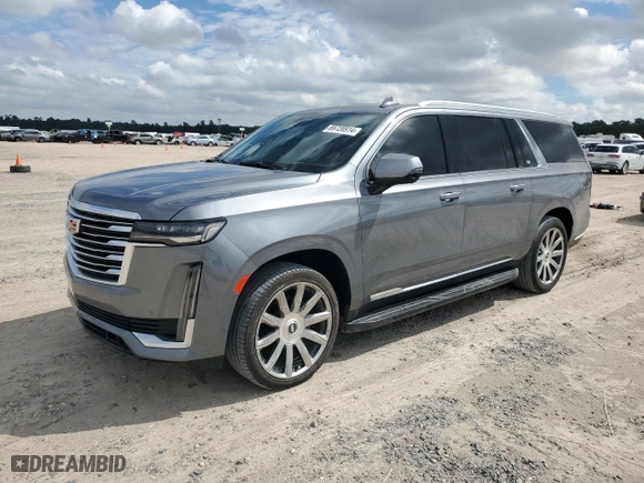 2023 Cadillac Escalade 4WD Sport Platinum with VIN 1GYS4GKL2PR487392, listed as a Copart auction lot 69720914 with 33,674 mi miles and Salvage Title. Bid and sale history available at carsss.com. Image 1.