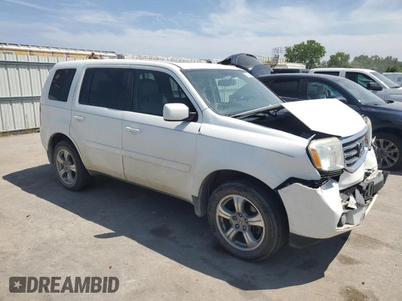 2015 Honda Pilot EX-L with VIN 5FNYF3H62FB033362, listed as a Copart auction lot 65241844 with Not Provided miles and Salvage Title. Bid and sale history available at carsss.com. Image 4.