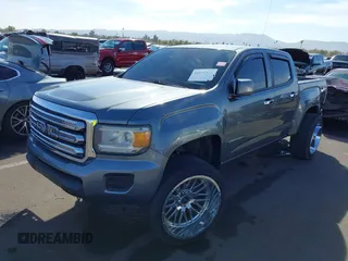 2018 GMC Canyon 2WD with VIN 1GTG5BEN2J1115677, listed as a IAAI auction lot 41615352 with 66,127 mi miles. Bid and sale history available at carsss.com. Image 2.